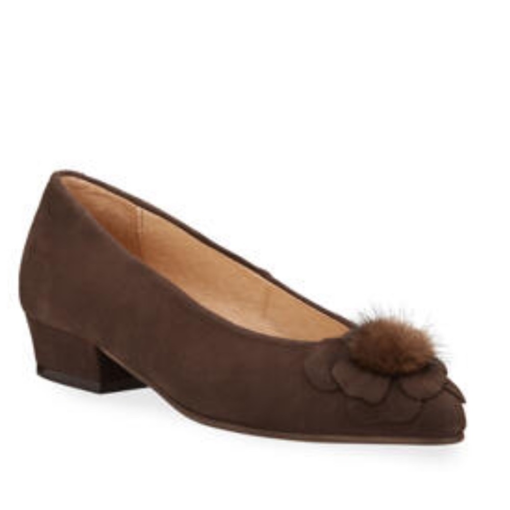 SESTO MEUCCI
Genuine Rabbit Fur Pom Flats